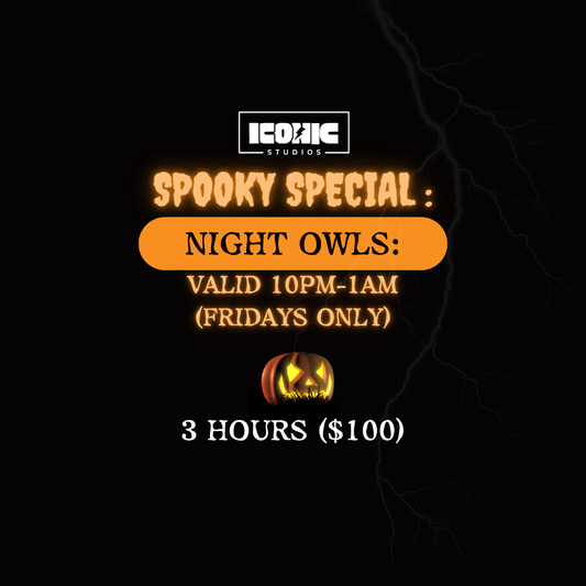 Night Owls: (Valid 10pm-1am) MON-SAT ONLY