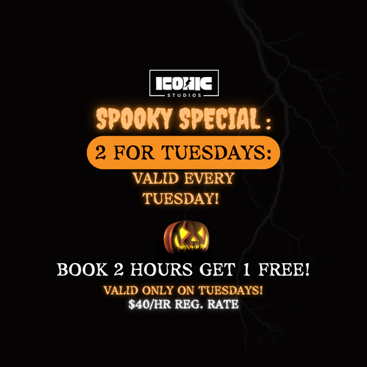 2 FOR TUESDAYS (VALID MON-SAT) ONLY! ALL DAY!